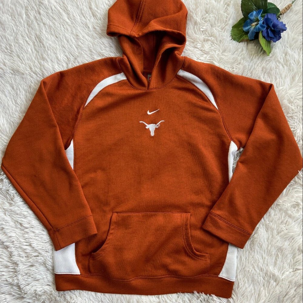 Nike Texas Longhorns Hoodie Burnt Orange w. White